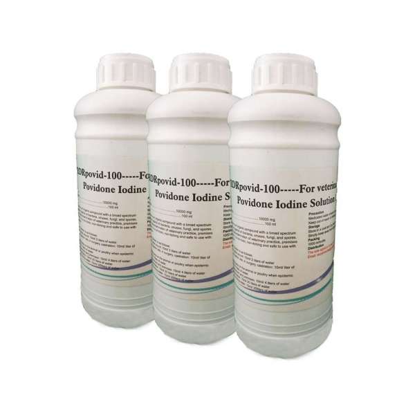 Animal Wound Disinfectant 10% Povidone Iodine Solution for veterinary use